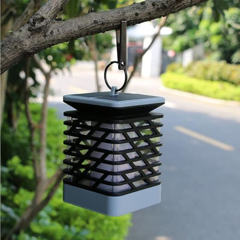 solar dancing fire lantern